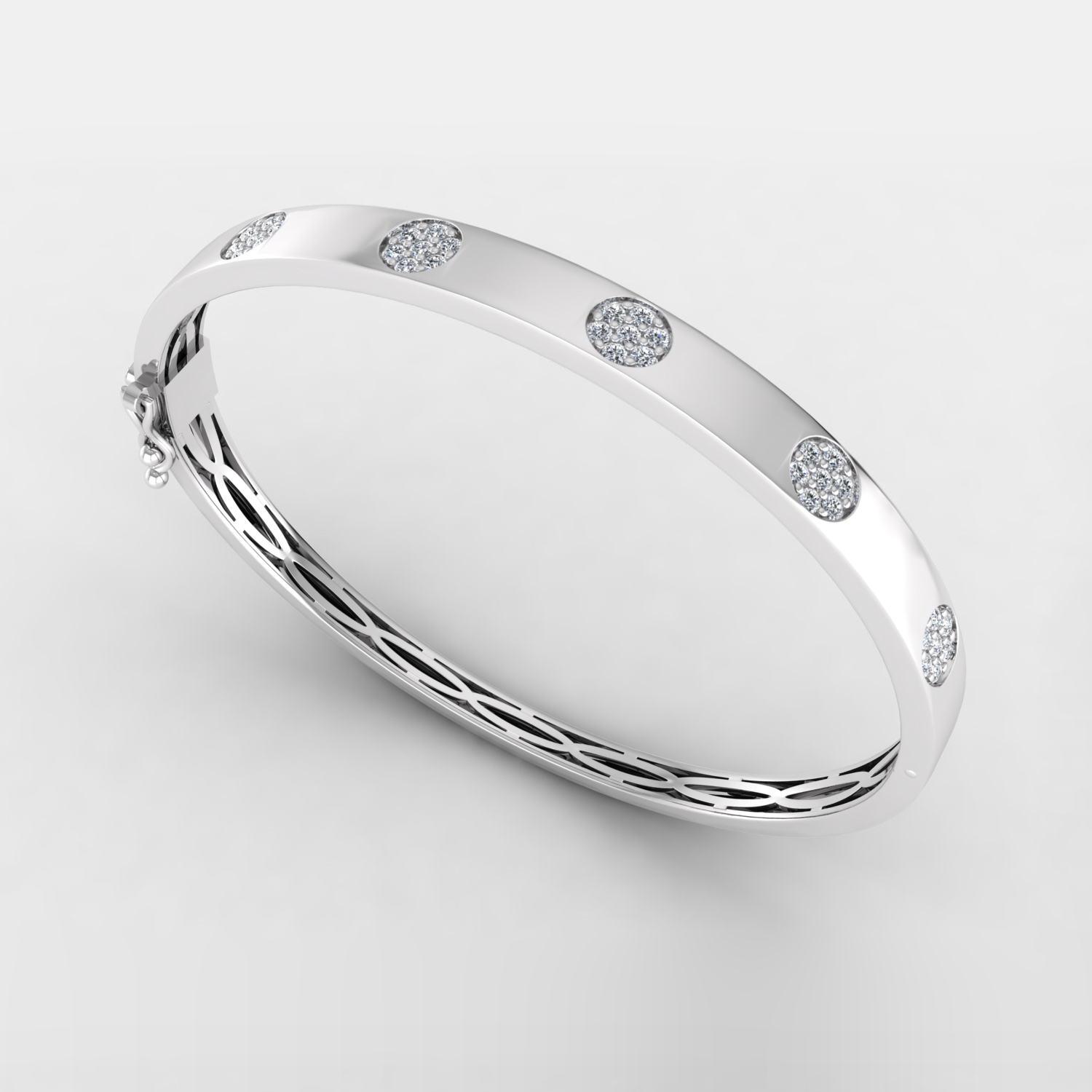0.50 ct Round cut natural diamond Anniversary gift Bracelet